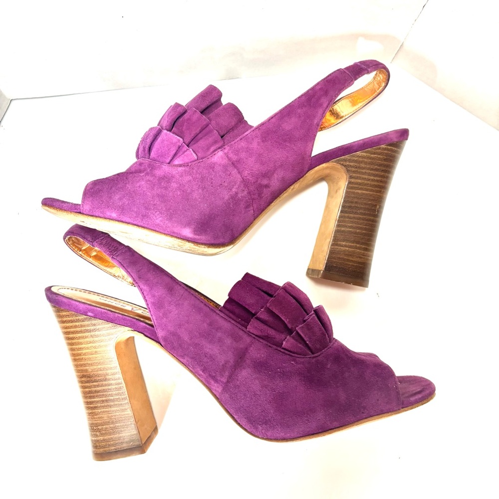 Vintage Vince Camuto Slingbacks Heels Size 8 - Picture 6 of 9